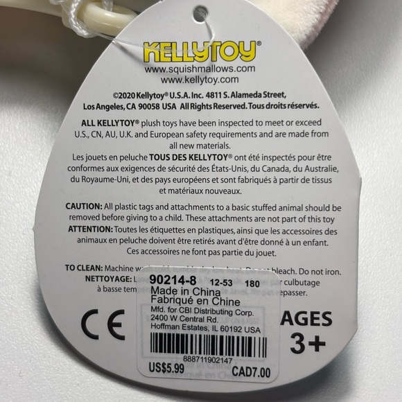 Squishmallows RARE Charlie The Dog 3.5 inch clip Bag Charm - Picture 14 of 14